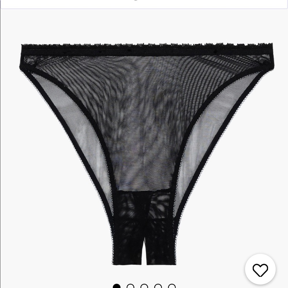 Savage X Fenty NEW lace crotch less bikini SZ L